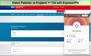 Sehen Sie England gegen Pakistan 2024 im Fernsehen ohne Kabel in Deutschland auf Sky Sports mit ExpressVPN