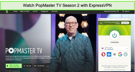 Sehen Sie „PopMaster TV – Staffel 2“ in Deutschland auf Channel 4 mit ExpressVPN