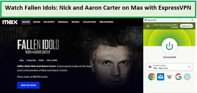 Watch Fallen Idols: Nick und Aaron Carter [Absicht Herkunft = 'außerhalb' tl = 'in' übergeordneten = 'USA'] [Region Variation = '2'] auf Max