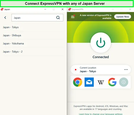 expressvpn-connected-to-japanese-server